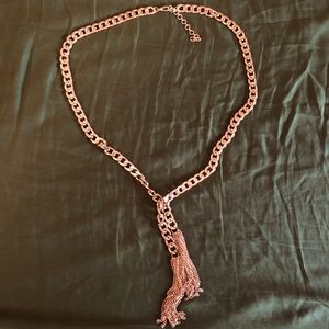 Aldo Yellow Gold Chain Waist Belt | M